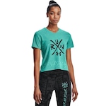 Camiseta Under Armour Destroy All Miles - Feminina VERDE