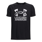 Camiseta Under Armour Tech Fill SS - Infantil PRETO