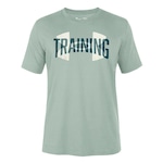 Camiseta Under Armour Training Overlay SS - Masculina VERDE