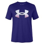 Camiseta Under Armour Big Logo 2.0 SS Lam - Masculina AZUL