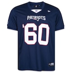 Camiseta New Era Jersey Core New England Patriots NFL Neepat - Masculina MARINHO/PETROLEO