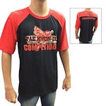 Camisa Camiseta Taekwondo Competidor V2 Preto/Verm Toriuk Nao Se Aplica