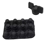 Travas de Chuteira de Campo Pentagol Nylon - Universal PRETO