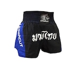 Calção Short Muay Thai Traditional Preto/Azul- Uppercut Nao Se Aplica