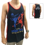 Camiseta Regata Muay Thai - The Kicks - Preto/Verm - Toriuk Nao Se Aplica