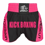 Calção Short Kickboxing  Premium Preto/Rosa Uppercut Nao Se Aplica