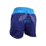 Calção / Short Muay Thai Company V1 Bordado Azul/Azul Claro Feminino Nao Se Aplica