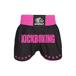 Calção Short Kickboxing  GP Preto/Rosa- Uppercut Nao Se Aplica