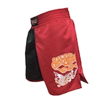 Calção Short Muay Thai Dragon Melt Quadrado Verm/Preto Toriuk Nao Se Aplica