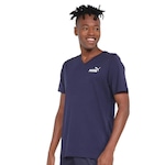 Camiseta Puma Ess V Neck - Masculina AZUL ESCURO