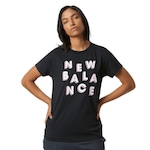 Camiseta New Balance Relentless - Feminina PRETO/BRANCO