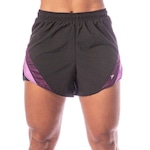 Shorts Poker Runner - Feminino PRETO/ROXO