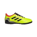 Chuteira de Society adidas Copa Sense.4 - Adulto Amarelo/Preto