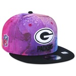 Boné Aba Reta New Era 9Fifty Green Bay Packers Crucial Catch 2022 - Snapback - Adulto ROXO