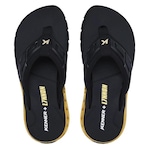 Chinelo Kenner Rakka Full Force - Masculino PRETO/OURO