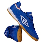 Chuteria Futsal Umbro INDOOR SPECIALI III CLUB - Adulto AZUL/BRANCO