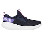 Tênis Skechers GO Run Fast - Infantil AZUL ESC/ROSA