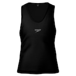 Camiseta Regata Speedo Interlock Longa Nacional - Feminina PRETO