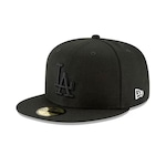 Boné Aba Reta New Era Los Angeles Dodgers 5950 MLB - Fechado - Adulto PRETO