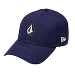 Boné Aba Curva Volcom Full Stone Dad - Strapback - Adulto AZUL ESCURO