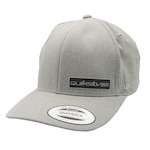 Boné Aba Curva Quiksilver Tech Net Sleet - Strapback - Adulto CINZA