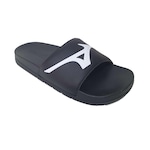 Chinelo Slide Mizuno MZ Basic - Masculino PRETO/BRANCO