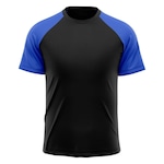 Camiseta Whats Wear Raglan Dry Fit com Proteção Solar UV - Masculina AZUL