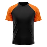 Camiseta Whats Wear Raglan Dry Fit com Proteção Solar UV - Masculina LARANJA