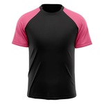 Camiseta Whats Wear Raglan Dry Fit com Proteção Solar UV - Masculina ROSA