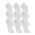 Kit de Meias sem Cano Lupo Sport - 9 Pares - Adulto BRANCO