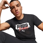 Camiseta Puma Graphic Branded - Masculina PRETO