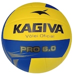 Bola de Vôlei Kagiva Pro 6.0 Oficial AMARELO/AZUL