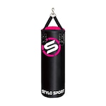 Saco de Pancada de Boxe Stylo Treino Vazio - 90x100cm ROSA