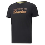 Camiseta Puma Porshe Legacy Metal Energy - Masculina PRETO