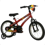 Bicicleta Athor Baby Boy com Rodinha - Aro 16 - Freio V-Brake - 1 Velocidade - Infantil VERMELHO