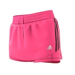 Saia Shorts adidas Running 3 Stripes - Feminina ROSA/PRETO