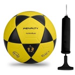 Kit Bola de Futevôlei Penalty Altinha XXI + Bomba de Ar Amarelo/Preto