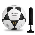 Kit Bola de Futevôlei Penalty Altinha XXI + Bomba de Ar BRANCO/PRETO