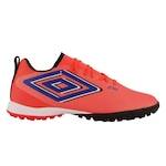 Chuteira Society Umbro Astro - Adulto Coral