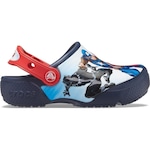 Sandália Crocs Fun Lab Avengers Patch Clog - Infantil AZUL ESCURO