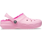 Sandália Crocs Classic Lined Clog - Infantil ROSA