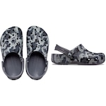 Sandália Crocs Júnior Classic Camo Clog K PRETO/CINZA