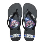 Chinelo Topper Clubes Sesi Franca - Unissex PRETO