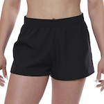 Shorts Curto Resina Esportivo - Feminino PRETO