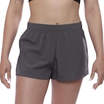 Shorts Curto Resina Esportivo - Feminino CINZA ESCURO