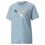 Camiseta Puma Evostripe Tee - Feminina AZUL