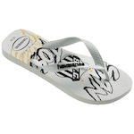 Chinelo do Santos Havaianas Top Times - Adulto BRANCO