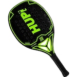 Raquete de Beach Tennis HUPI Carbon Elite 3K Pro 3.0 PRETO/VERDE