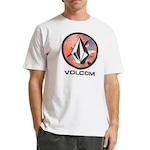 Camiseta Volcom Circle Stone Leaf - Masculina BRANCO