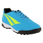 Chuteira Society Penalty Brasil 70 Neo XX - Adulto Azul/Amarelo